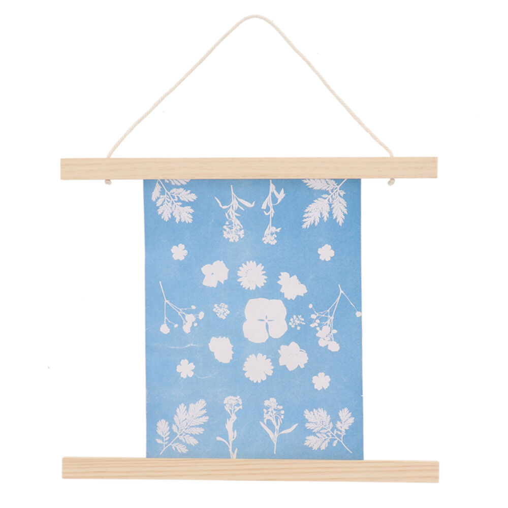Esschert Design Wooden Poster Hanger Home/Indoor Organiser Medium Natural (2 Pack) — image 4