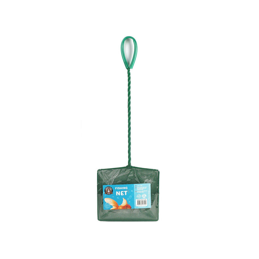 Dudley's World of Pets Aquarium/Fish Tank Durable Fishing Net 42cm Green