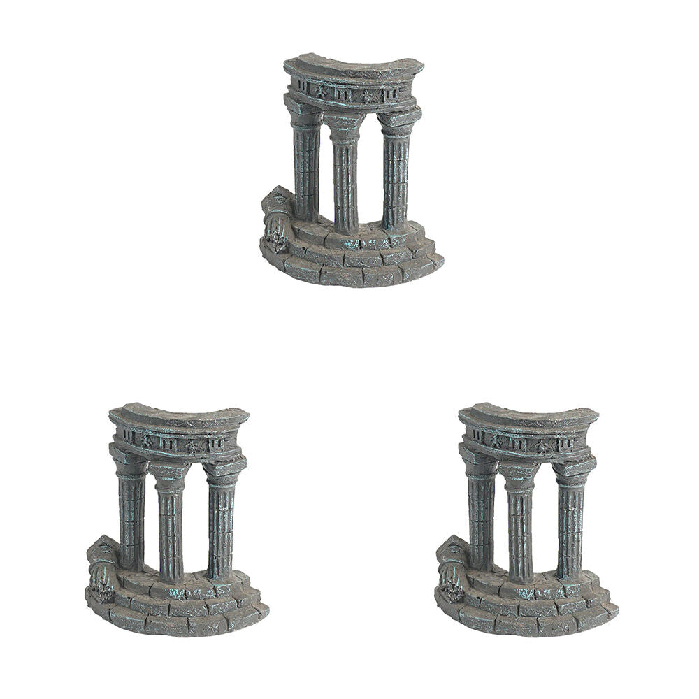 Dudley's World of Pets Antique Columns Aquarium/Tank Decoration Ornament (3 Pack)