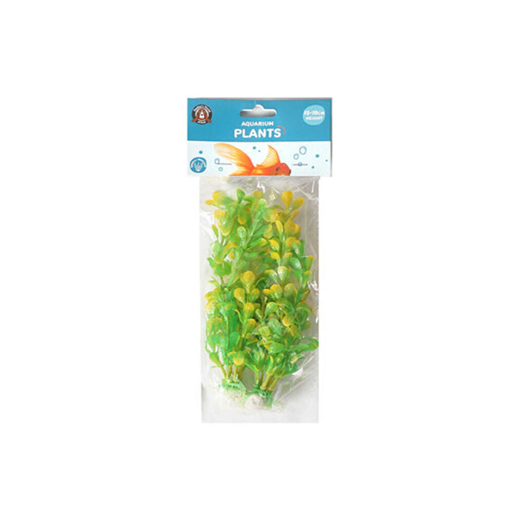 Dudley's World of Pets Aquarium Plants 15-19cm Assorted - Green (2 Pieces)