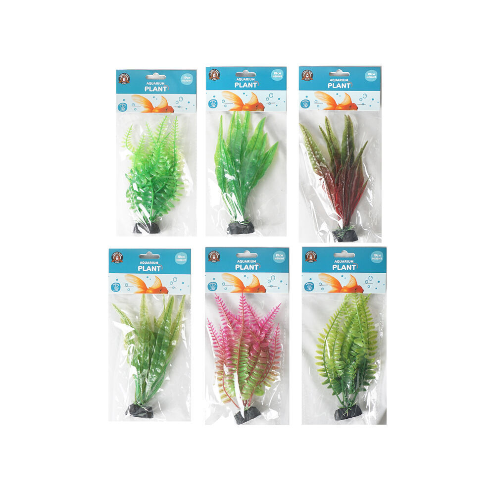 Dudley's World of Pets Aquarium Plant 19cm Fish Tank Decor Assorted Green — image 2
