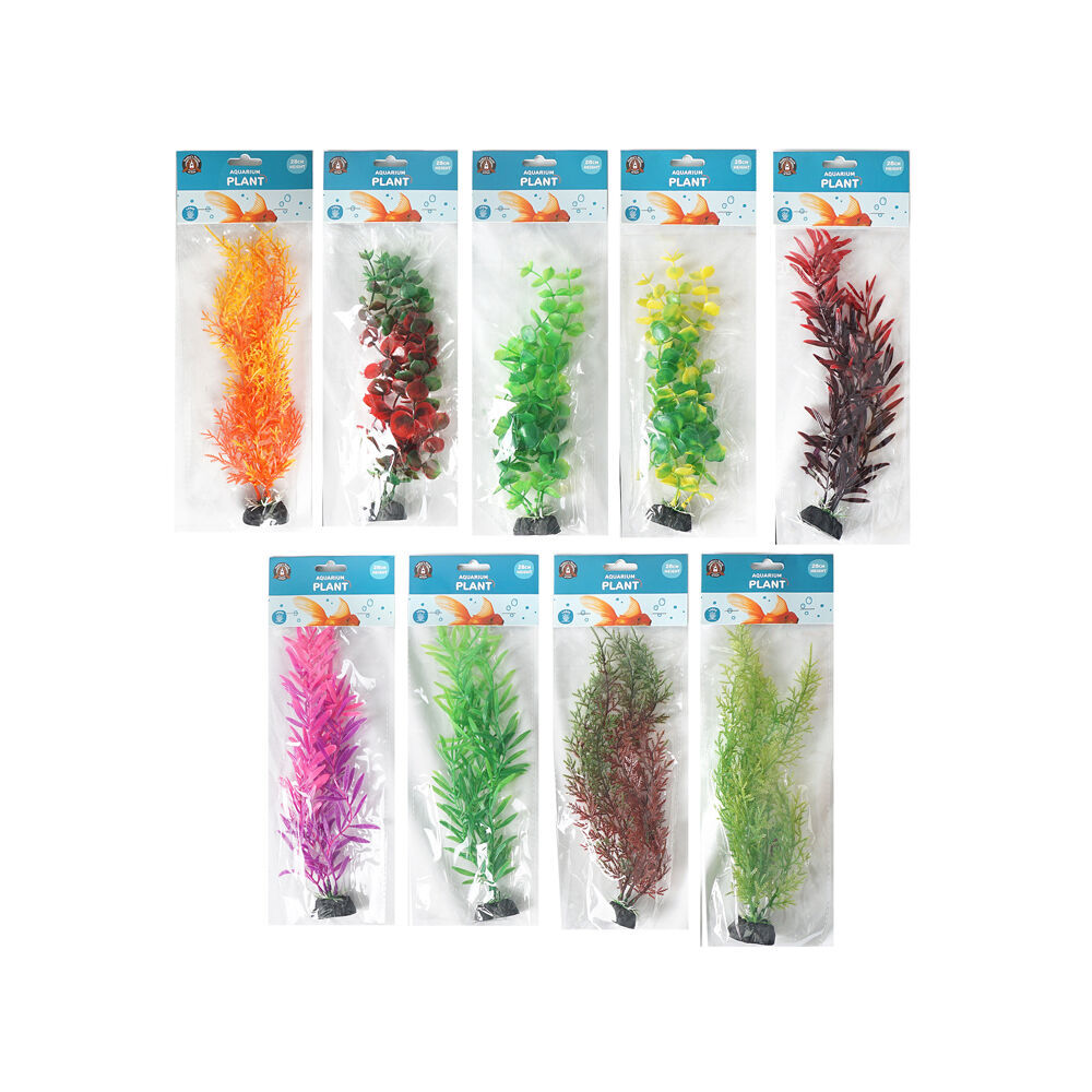 Dudley's World of Pets Aquarium Plant 28cm Fish Tank Decor Assorted Orange — image 2