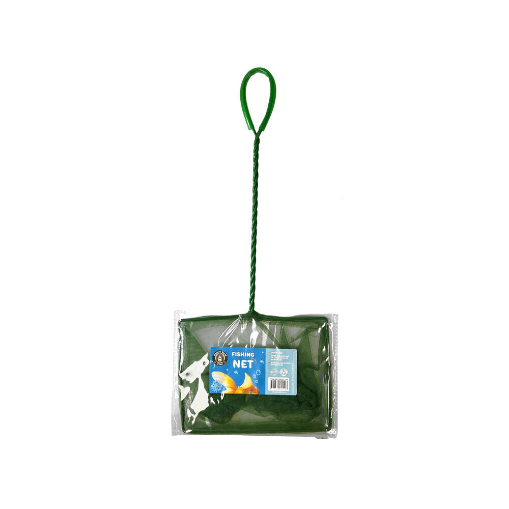 Dudley's World of Pets Aquarium Fish Net 48.5cm Fish Tank Transfer Net Green