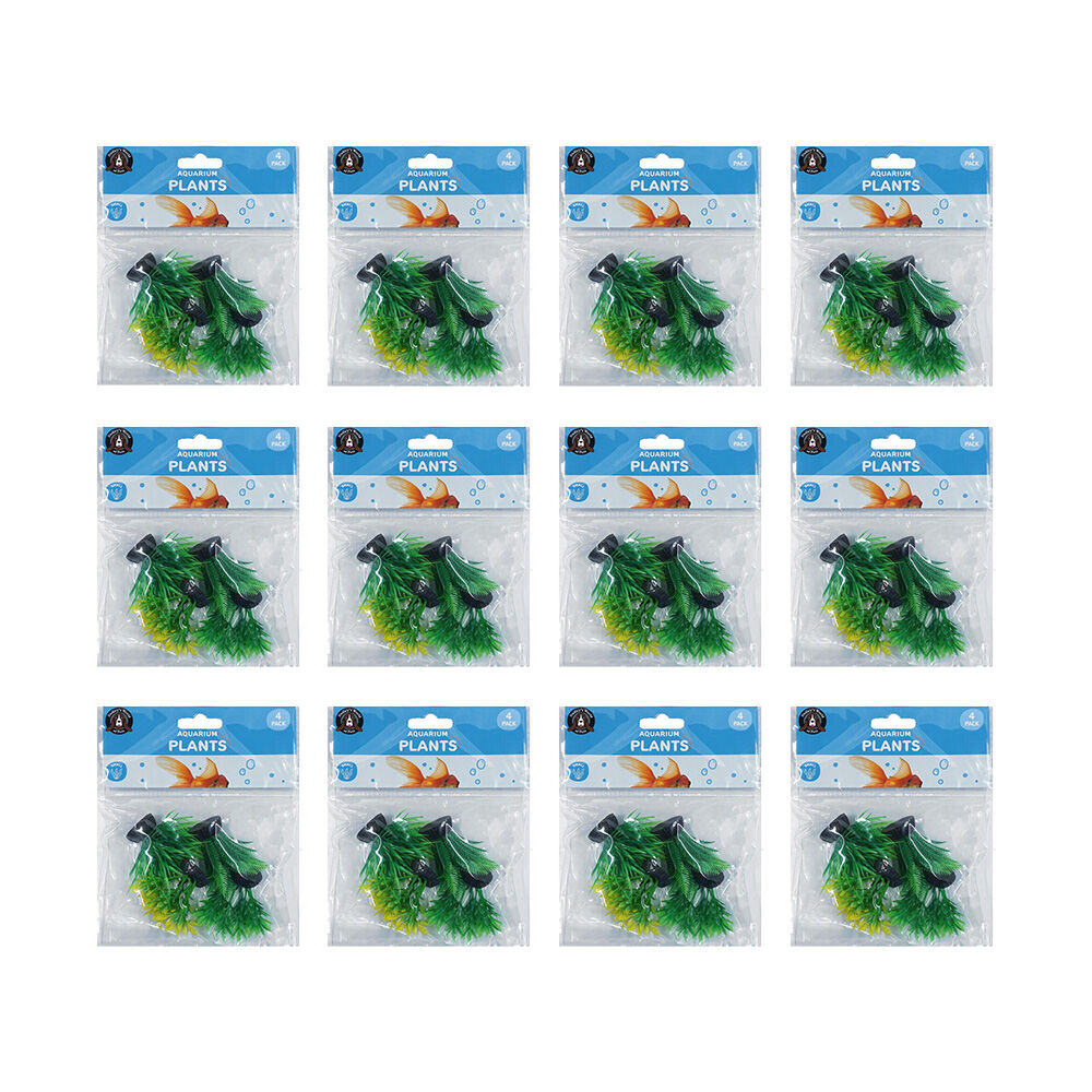 Dudley's World of Pets Aquarium/Fish Tank Foreground Plants Decor Green (48 Pieces)