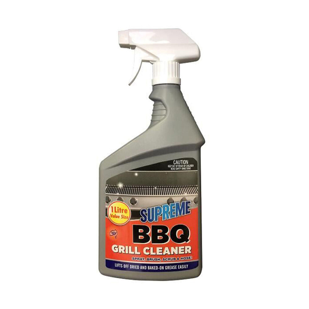 Supreme BBQ Grill Cleaner/Remover Heavy Duty Degreaser Oven Cleaning Spray 1L