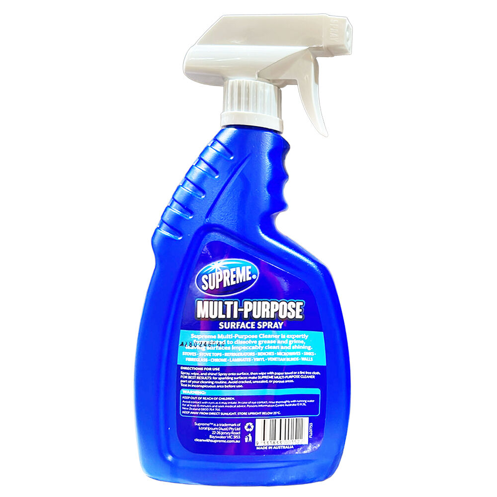 Supreme 750ml Anti-Grease Multi-Purpose Cleaner Spray Cleaning Solution — image 2