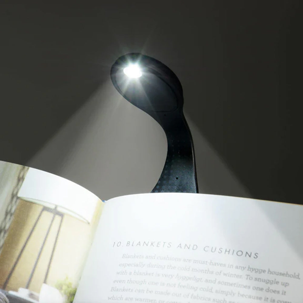 Flexilight Flexible USB Rechargeable Dual LED Book Light/Bookmark Black Dots — image 3