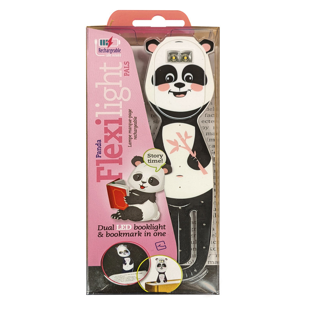 Flexilight Flexible USB Rechargeable Dual LED Kids Book Light/Bookmark Tiger