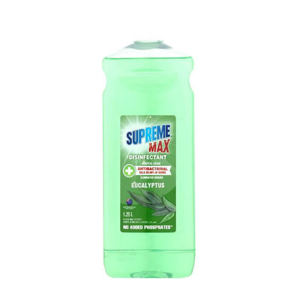 Supreme Hospital Grade Eucalyptus Disinfectant Surface Cleaner Multipurpose 1.2L
