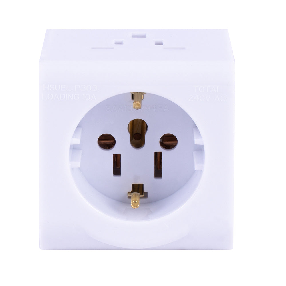 Flightmode Inbound Australian/New Zealand Travel Adapter Large - White (2 Pack) — image 3