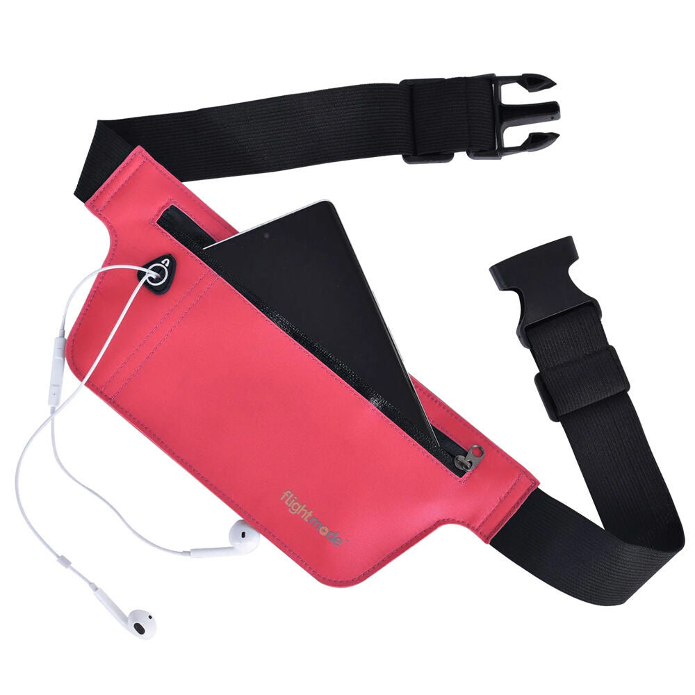 Flightmode Water Resistant Sports Belt Bag w/ Hole for Headphones Pouch Assorted — image 4
