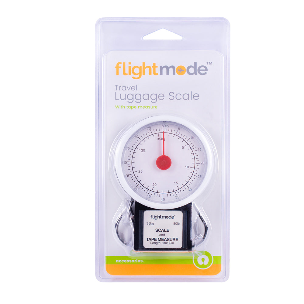 Flightmode Luggage Scale upto 35kg/80lb w/1m Retractable Measuring Tape (2 Pack) — image 2