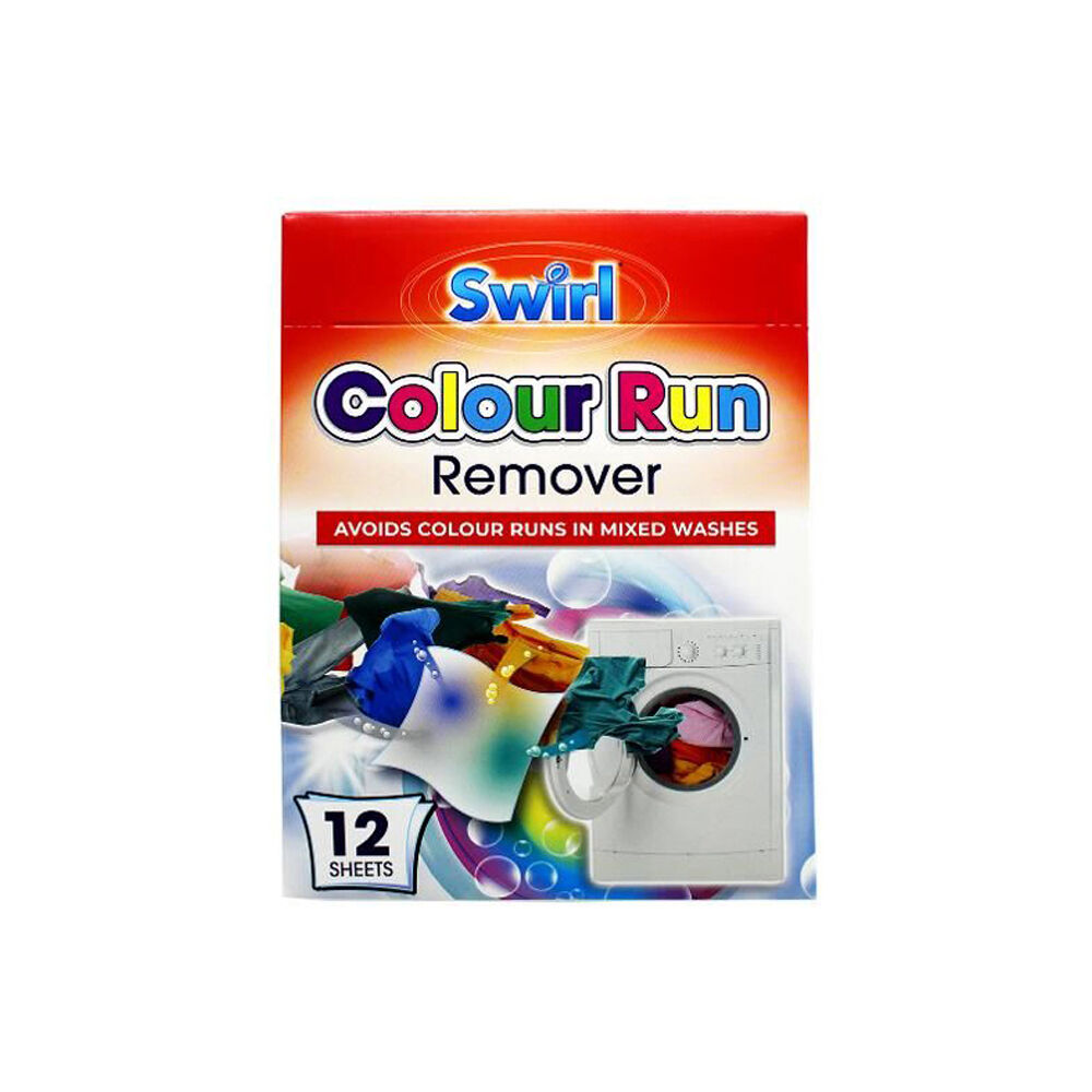 Fabric Magic Swirl Colour Run Remover Dye Catcher Non-Woven Laundry Sheets 11x20cm (12 Pieces) — image 2