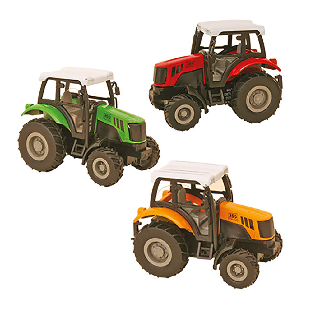 Transport Diecast Tractor Pullback 9cm Vehicle Boys Toy Truck 3y+ Kids Assorted — image 2