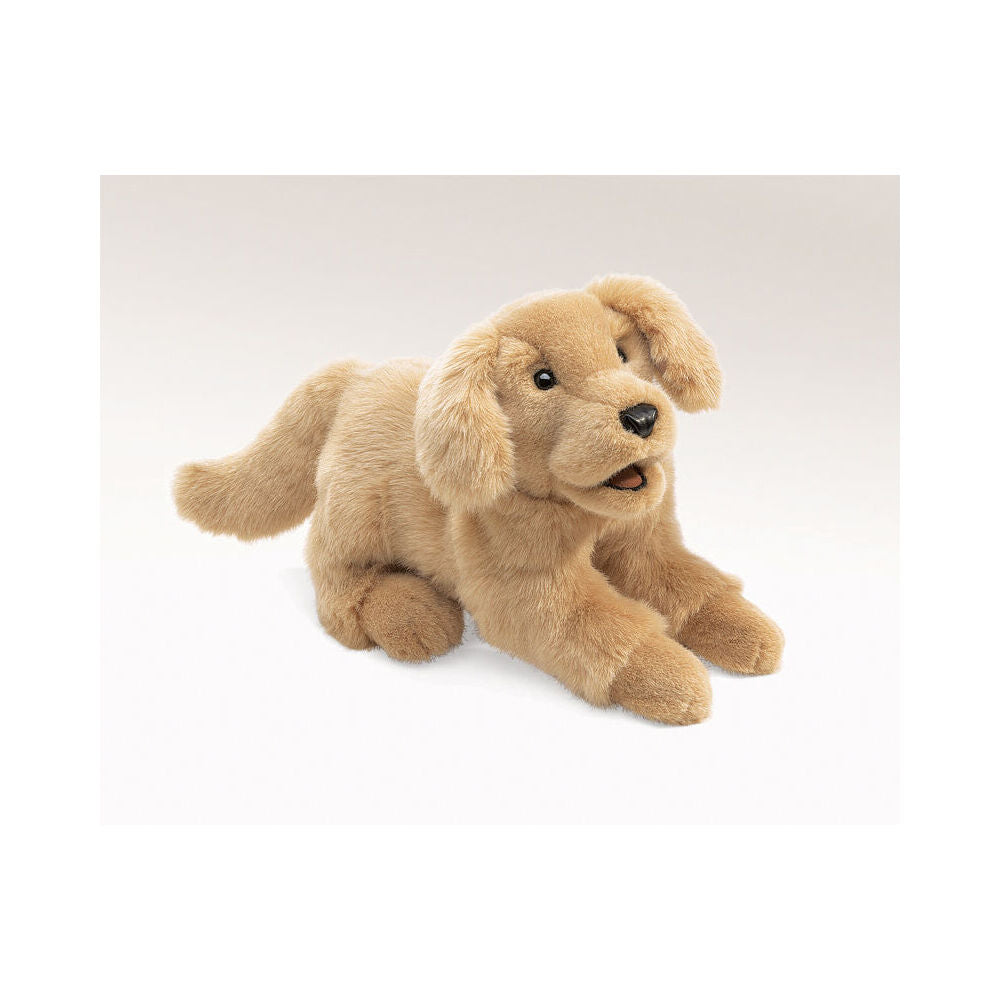 Folkmanis Golden Retriever Puppy Hand Puppet Kids Soft Toy 43x18cm Brown 3y+ — image 2