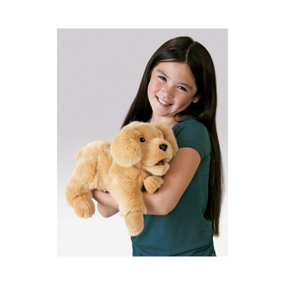 Folkmanis Golden Retriever Puppy Hand Puppet Kids Soft Toy 43x18cm Brown 3y+ — image 3