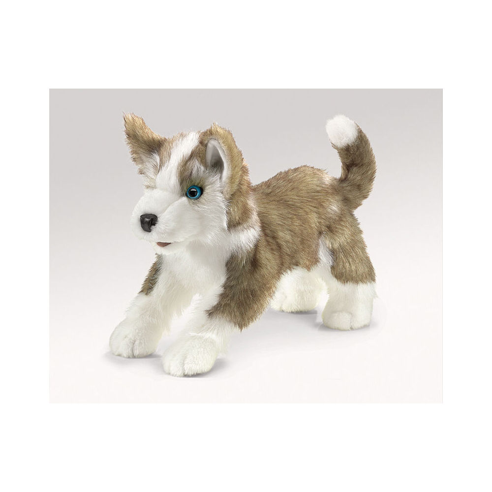Folkmanis Wolf Pup Hand Puppet Kids/Children Soft Plush 18x20cm Animal Toy 3y+ — image 2