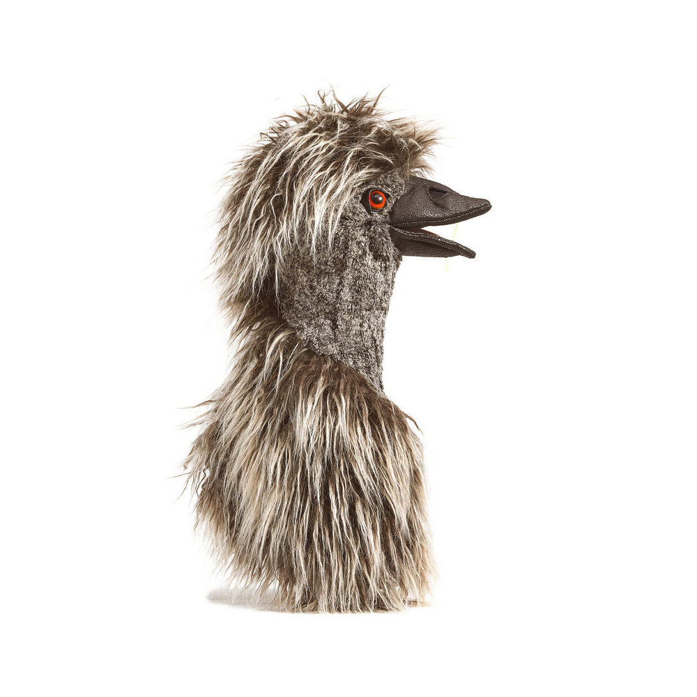 Folkmanis Emu Stage Hand Puppet Kids/Children Soft Animal Plush Toy Grey 3y+ — image 2