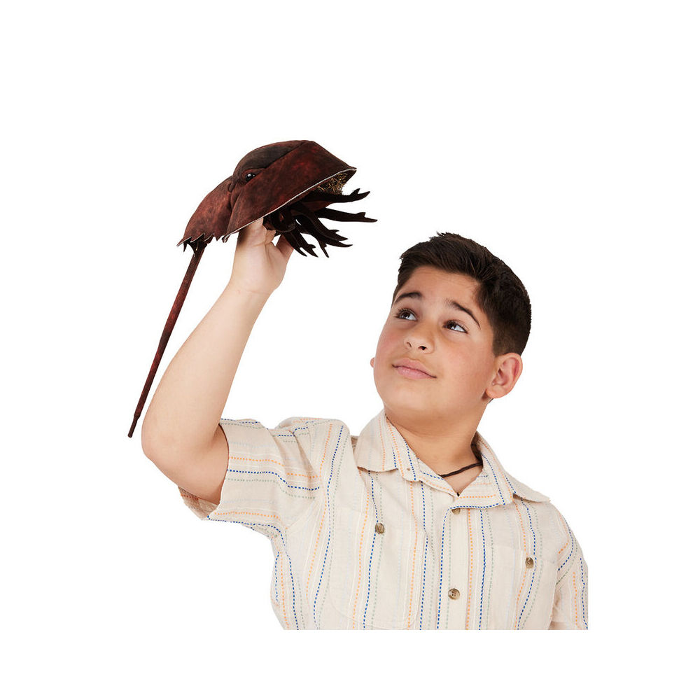 Folkmanis Horseshoe Crab Hand Puppet Play 38cm Kids Animal Plush Toy 3y+ — image 2