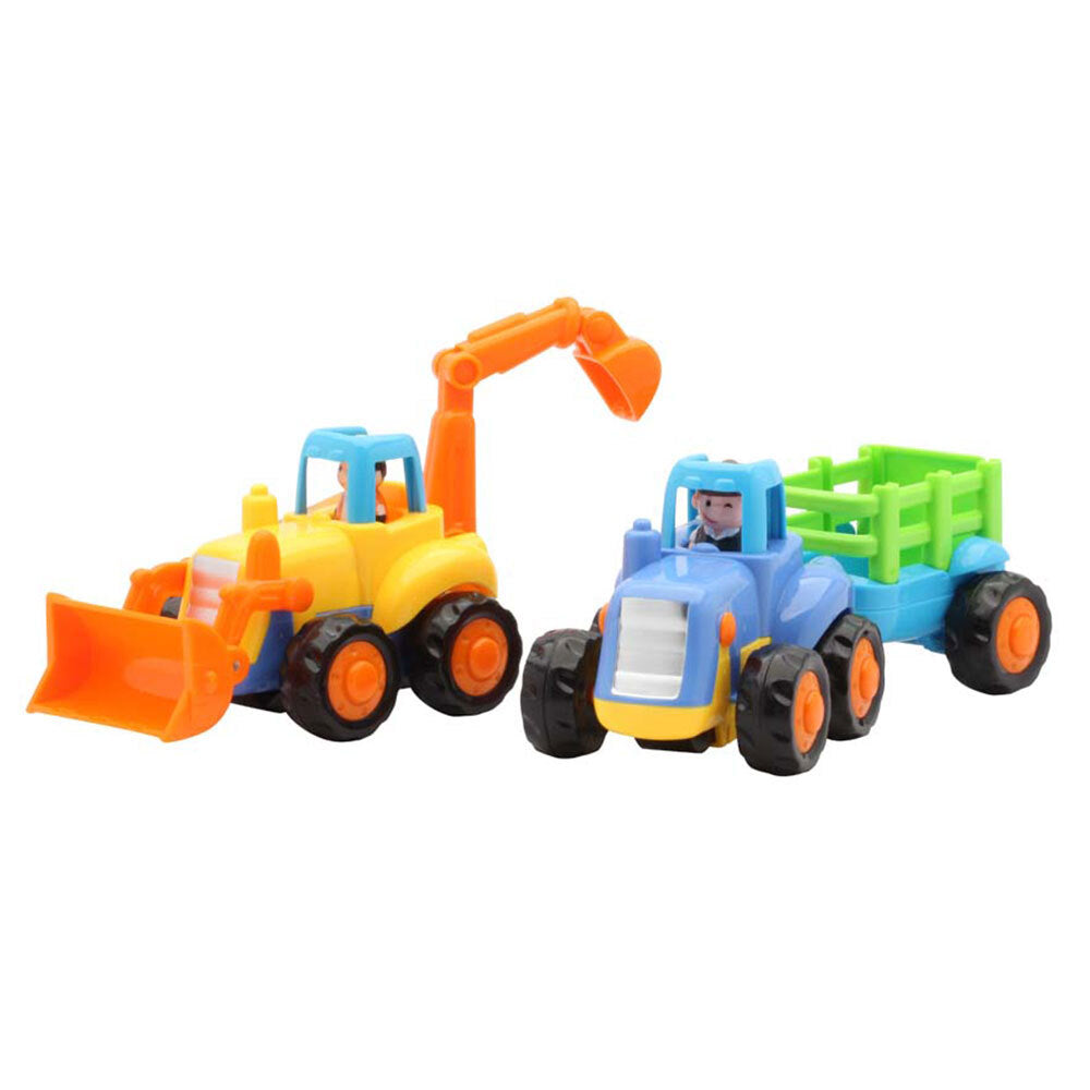 Transport 4x4 Junior Tractors 16cm Fun Digger Truck Toys 12m+ Kids/Child Assort — image 2
