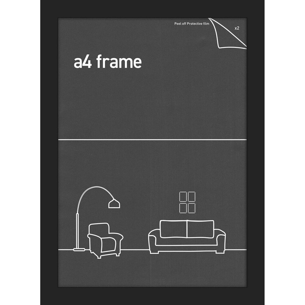 Impact Merch Classic Picture Frame Fits A4 Print 30x21cm Photo Holder Black