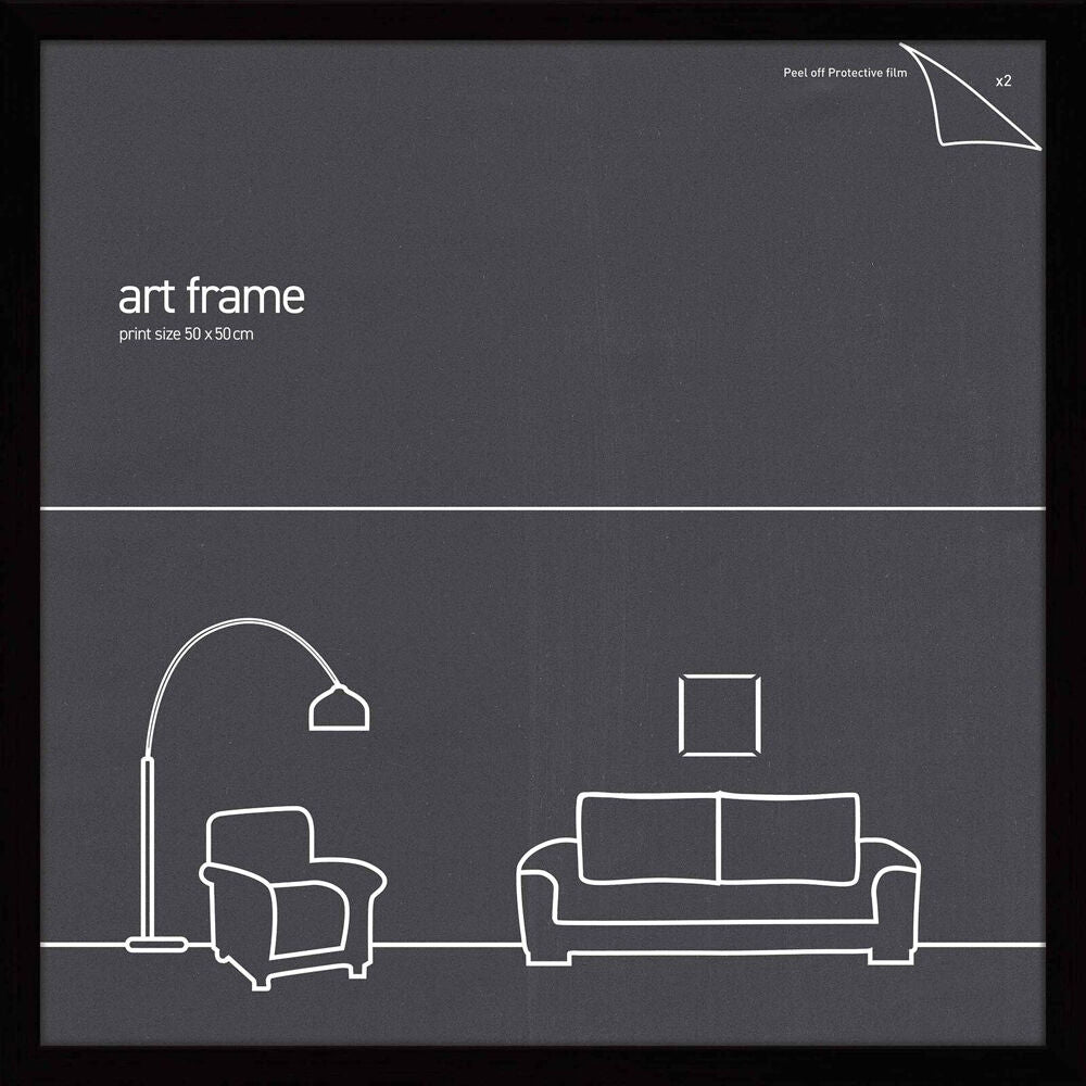 Impact Merch Classic Picture Frame Fits 50x50cm Print - Black (2 Pack) — image 2