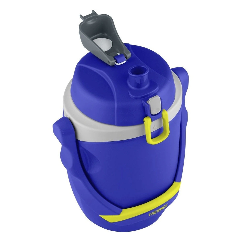 Thermos Hydration Bottle 1.9L Foam Insulated Portable Travel Water Cooler Blue — image 2
