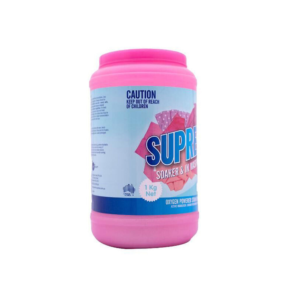 Supreme Oxy Active Oxygen Stain Remover Cleaner Laundry Booster Formula 1kg — image 2
