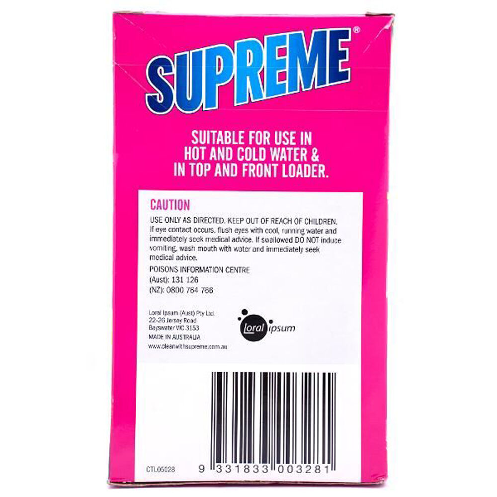 Supreme 5kg Front & Top Loader Laundry Detergent Powder w/ Floral Burst Scent — image 2