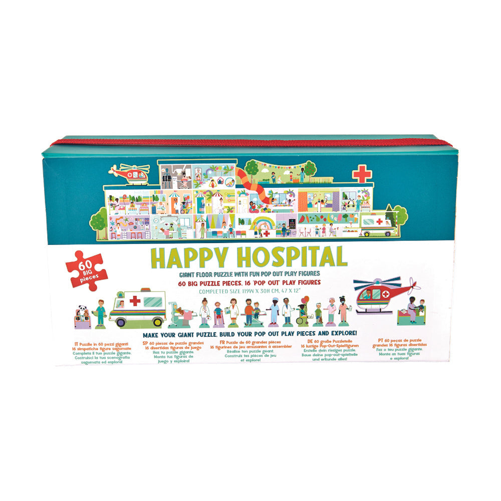 Floss & Rock Floor Jigsaw Puzzle 142x28cm Hospitals Educational Game 3+ (60 Pieces) — image 2