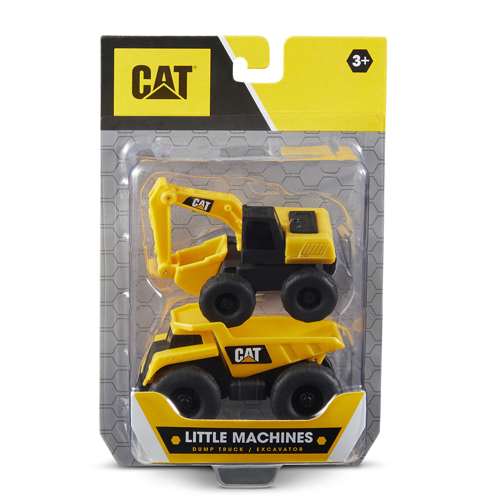 Cat Mini Machines Kids/Children Construction Digger/Truck Toy Assorted 3+ (2 Pieces)