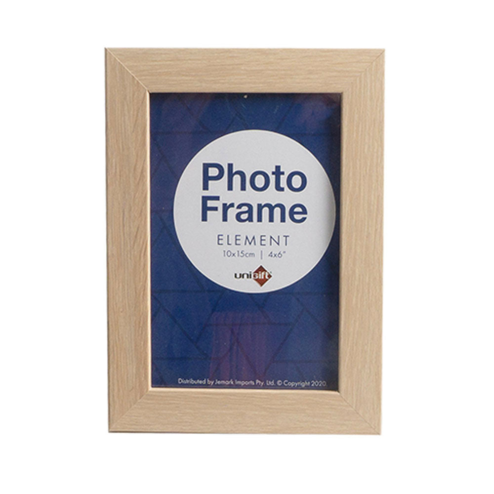 Unigift Element 10x15cm MDF/Glass Picture/Photo Frame Wall Hanging Display Asst