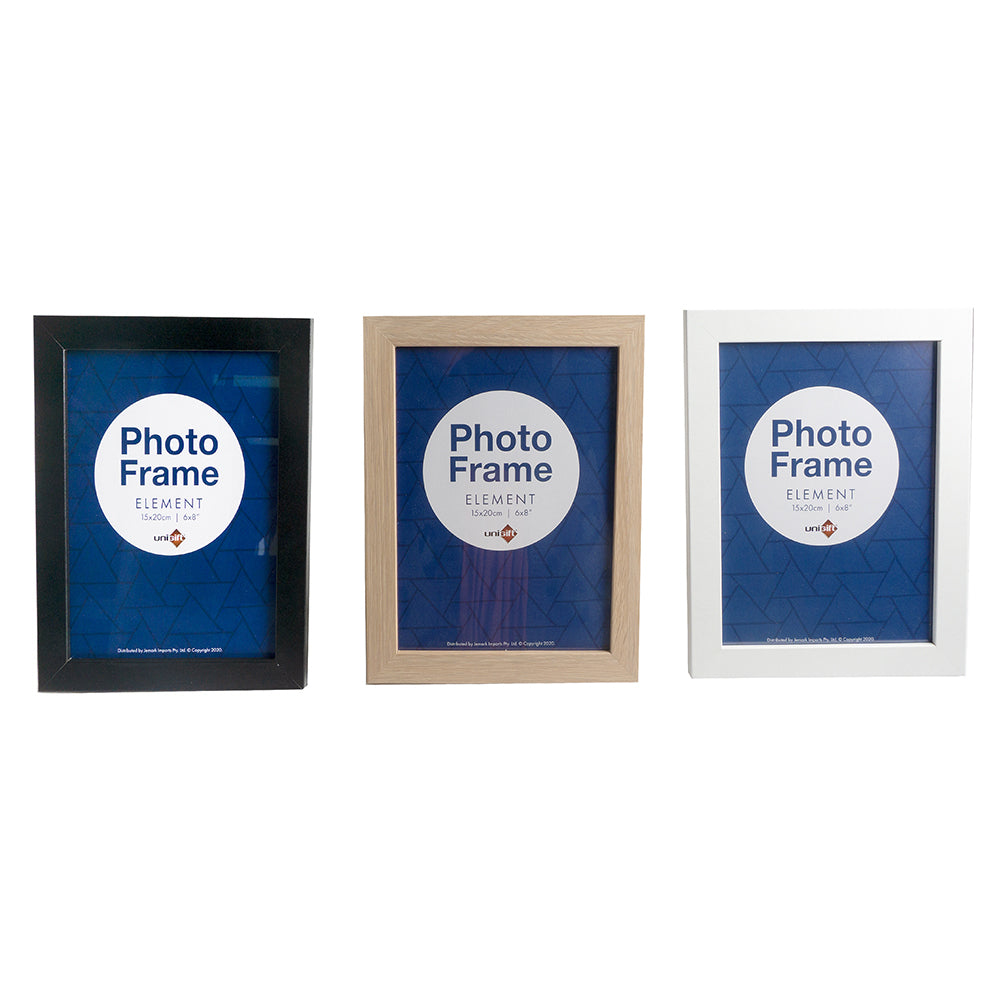 Unigift Element 15x20cm MDF/Glass Picture/Photo Frame Wall Hanging Display Asst — image 2