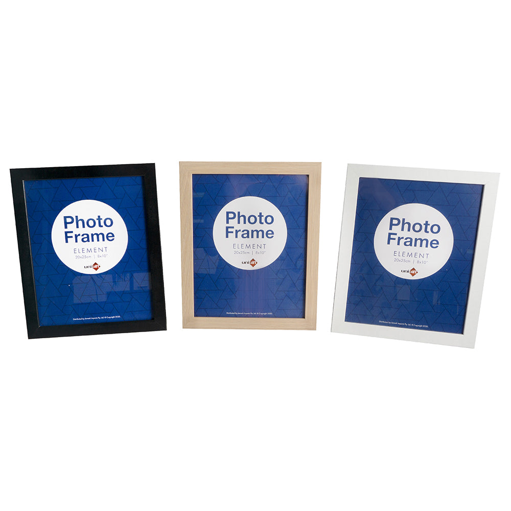 Unigift Element 20x25cm MDF/Glass Picture/Photo Frame Wall Hanging Display Asst — image 2