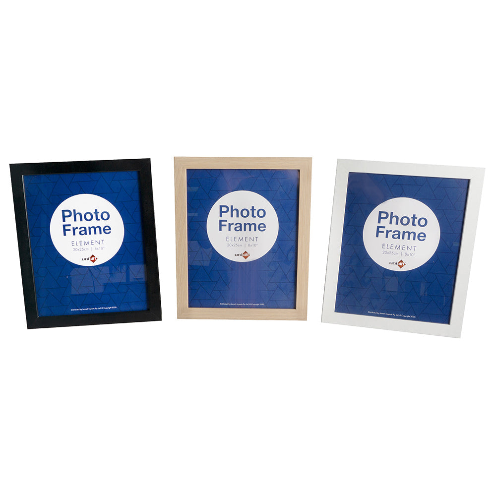 Unigift Element 20x25cm MDF/Glass Picture/Photo Frame Wall Hanging Assorted (6 Pack) — image 2