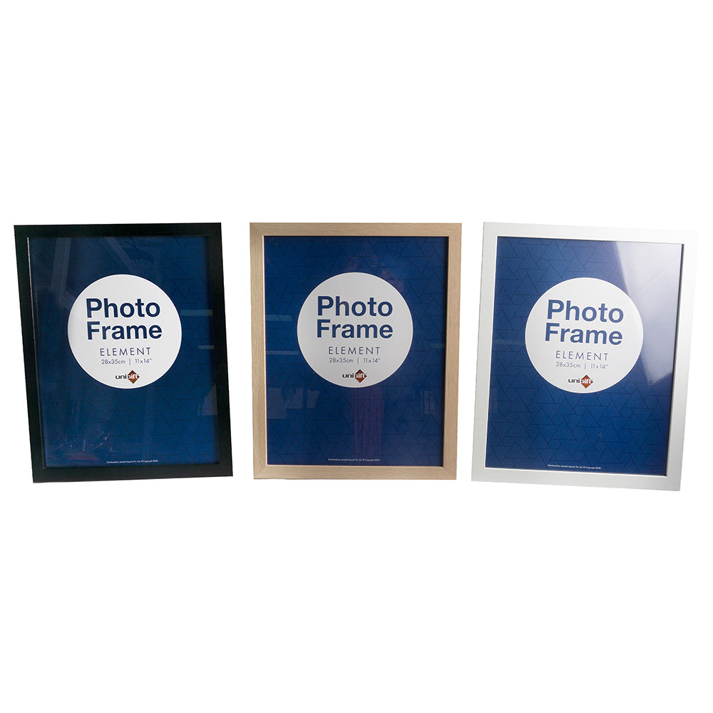 Unigift Element 28x35cm MDF/Glass Picture/Photo Frame Wall Hanging Assorted (4 Pack) — image 3