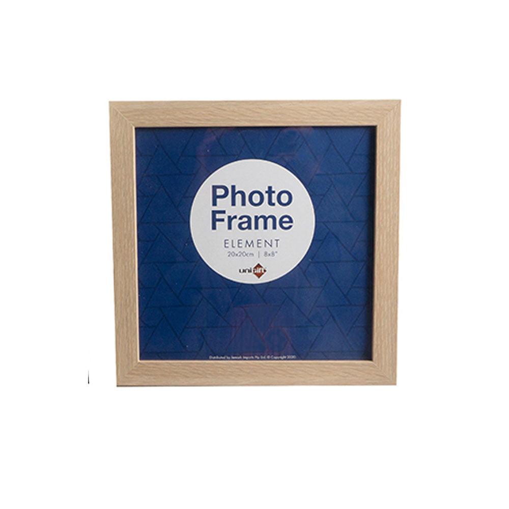 Unigift Element 20x20cm MDF/Glass Picture/Photo Frame Wall Hanging Assorted (6 Pack) — image 2