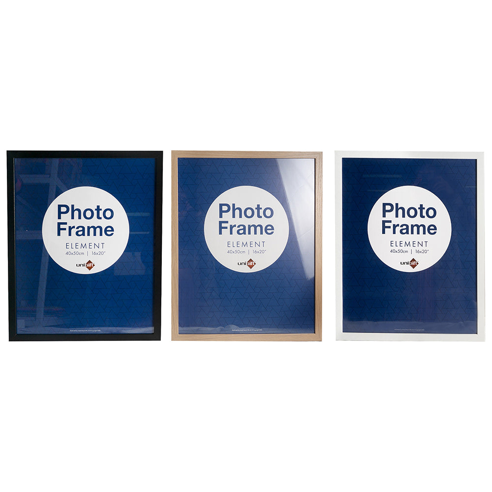 Unigift Element 40x50cm MDF/Glass Picture/Photo Frame Wall Hanging Display Asst — image 2