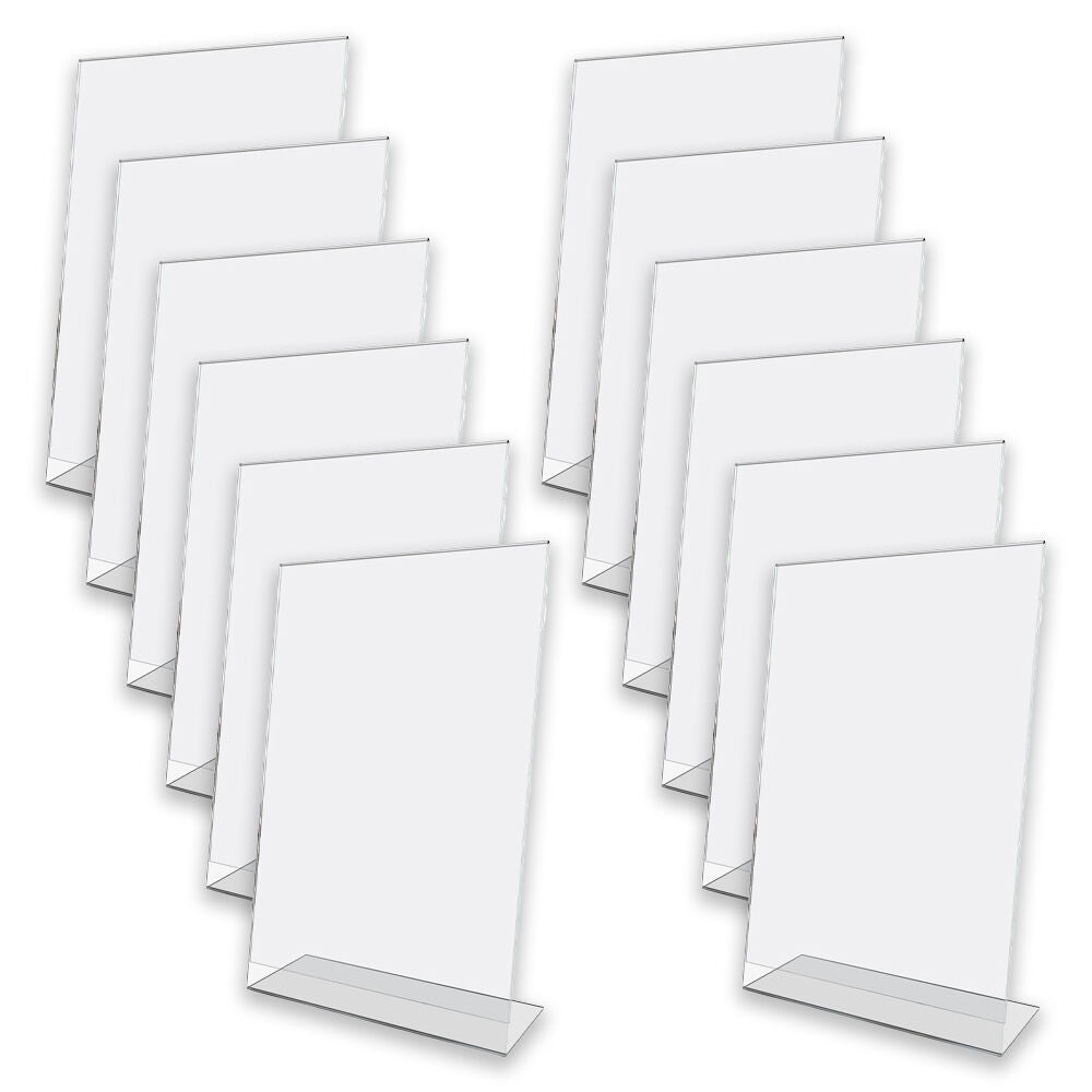 Unigift Inspire Vertical Standing Picture Photo Frame 20x25cm Clear (12 Pack)