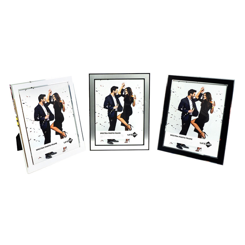 Unigift Spectra Aluminium Photo/Picture Frame Portrait Display 20x25cm Assort — image 2