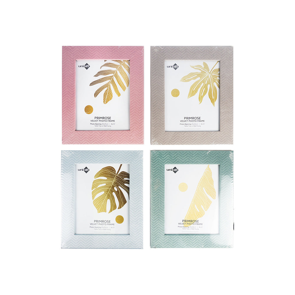 Unigift Primrose Velvet Edge Photo Frame 20X25cm Assorted Colours Home Decor — image 2