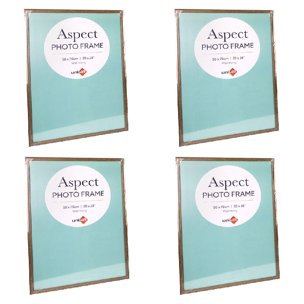 Unigift Aspect 50x70cm MDF/Glass Picture Frame Wall Hanging Display Asst (4 Pack)