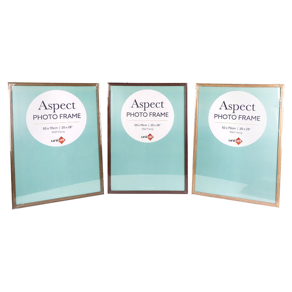 Unigift Aspect 50x70cm MDF/Glass Picture Frame Wall Hanging Display Asst (4 Pack) — image 3