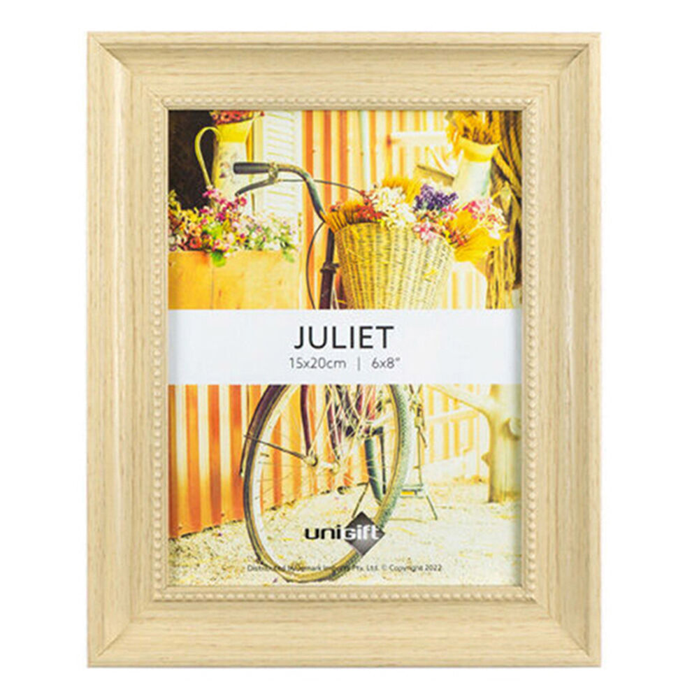 Unigift Juliet Raised Dots Border Picture Photo Frame 15x20cm Natural (6 Pack) — image 2