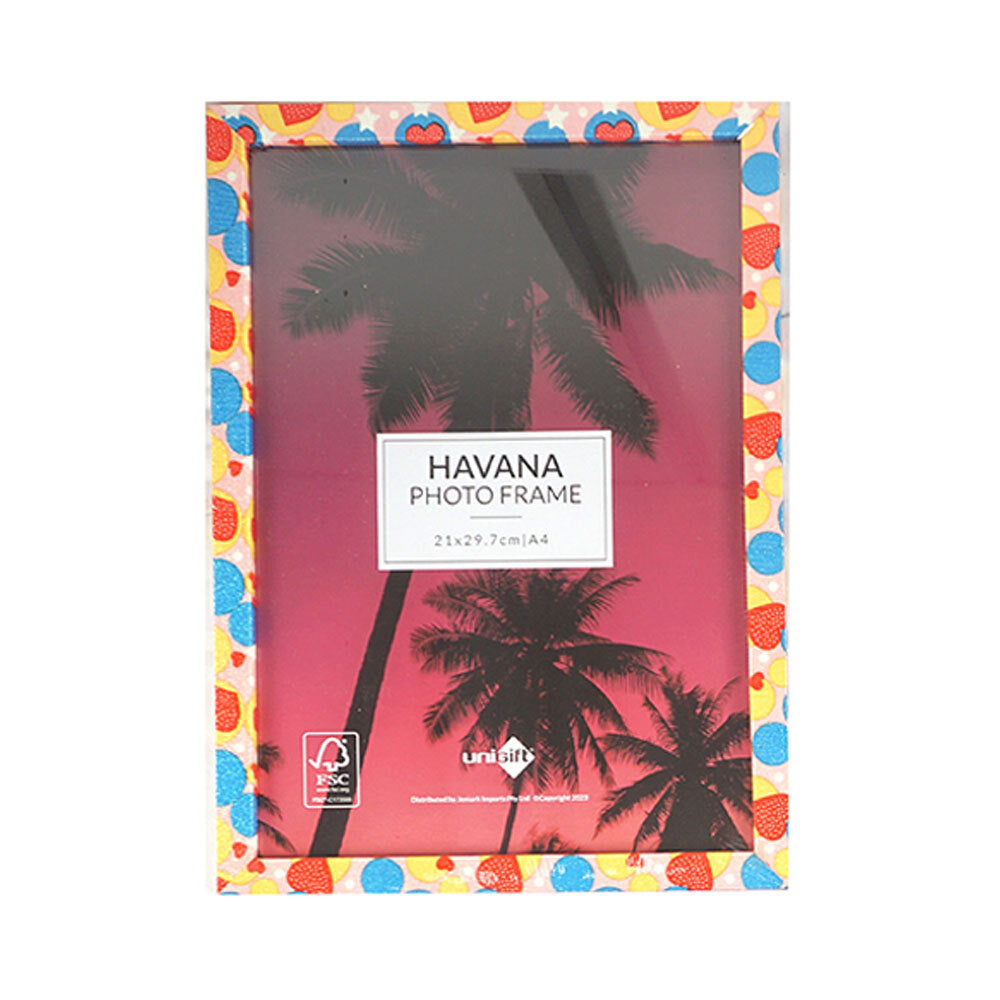 Unigift Havana Photo/Picture Frame Portrait Display Home Desk Decor A4 Asst