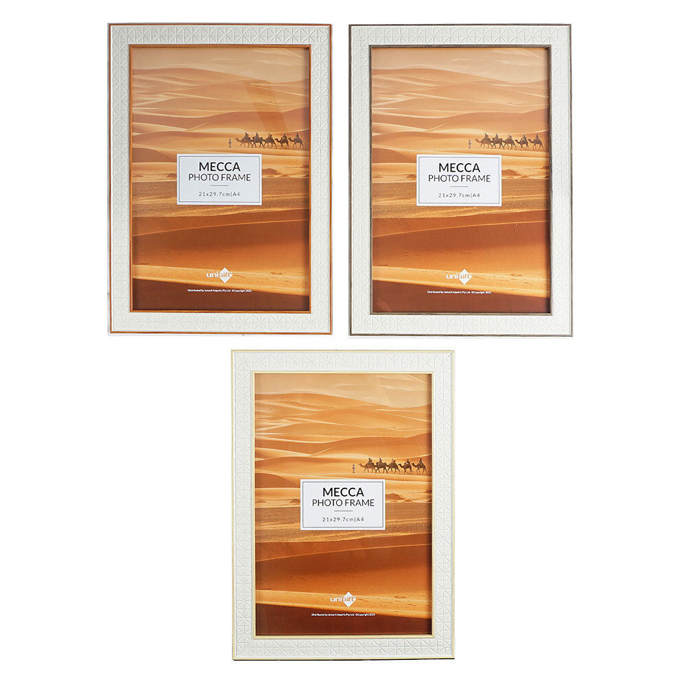 Unigift Mecca Photo/Picture Frame Portrait Display Home Desk Decor A4 Assort — image 2