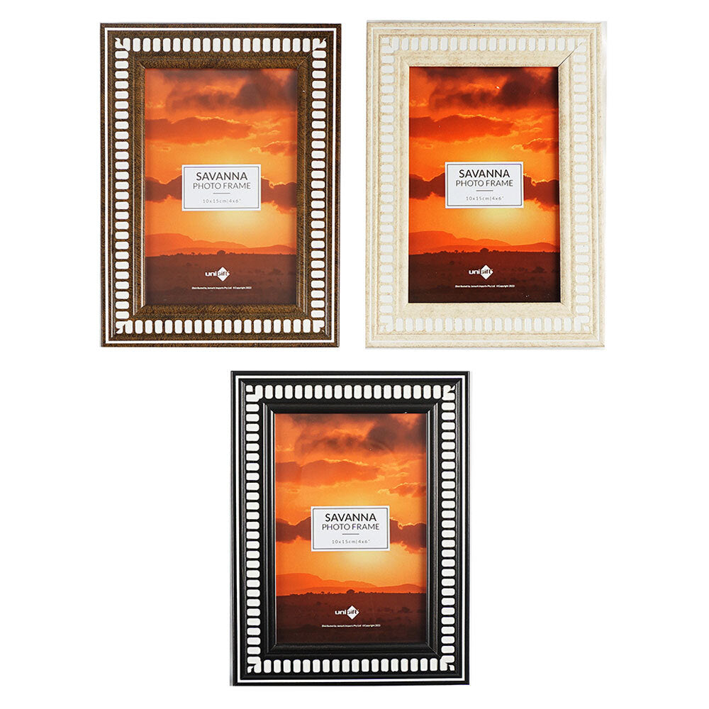 Unigift Savanna Photo/Picture Frame Portrait Display Home Decor 10x15cm Asst — image 2