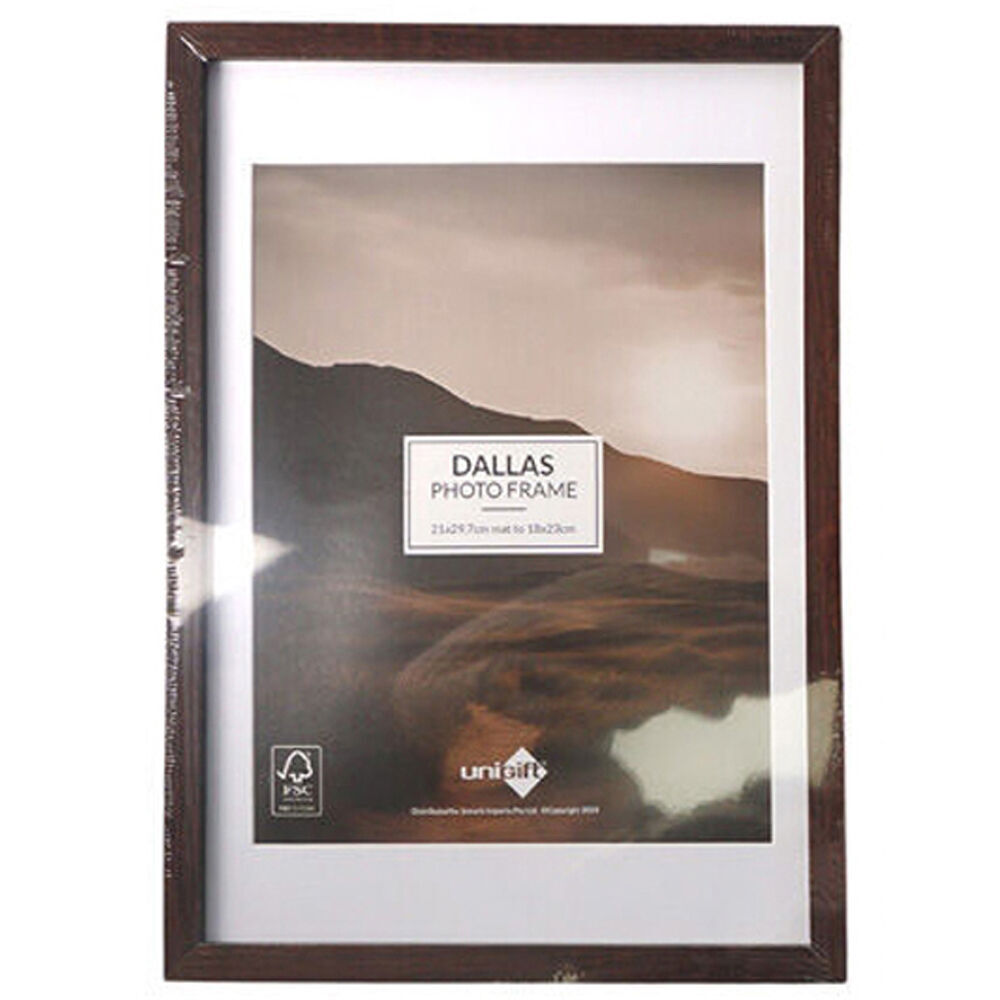 Unigift Dallas Matboard Wooden Picture Photo Frame 18x23cm Assorted (6 Pack) — image 2