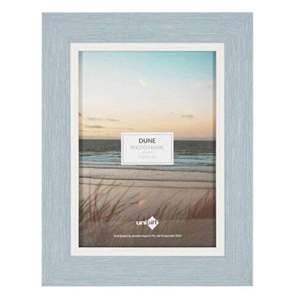 Unigift Dune Glass Home Decor Picture Photo Frame 15x20cm Blue & White (12 Pack) — image 2