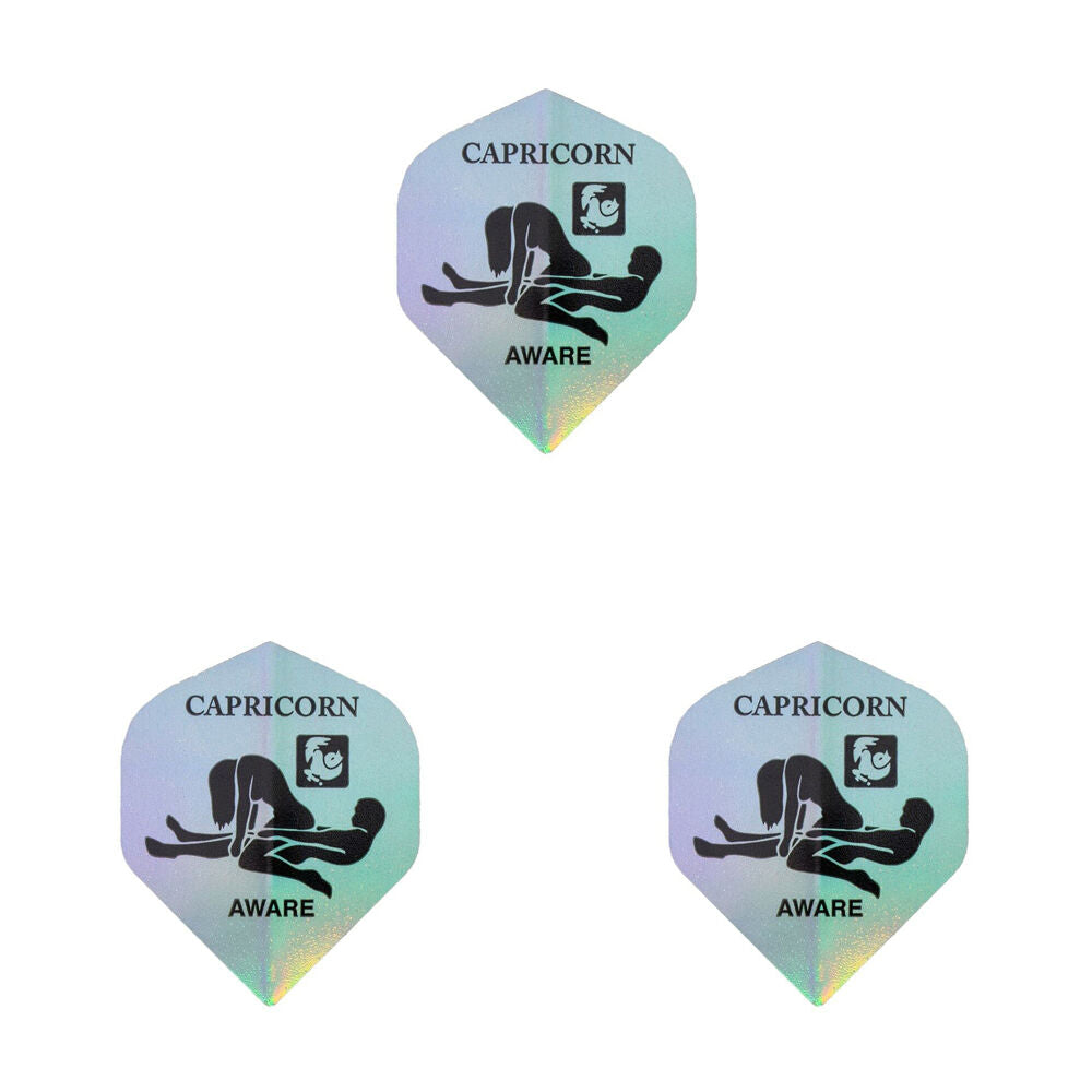 Formula Sports Metallic Zodiac Dart Flights Standard Shape Assorted (3 Pieces)